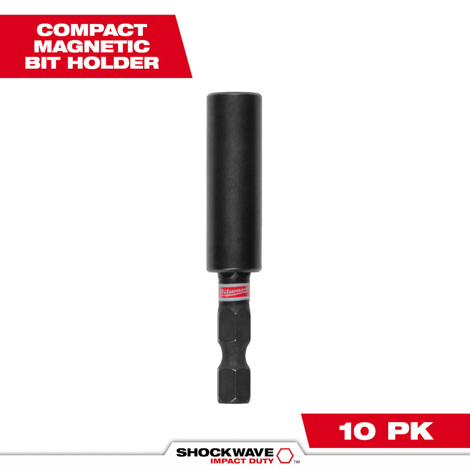 Milwaukee SHOCKWAVE™ Impact Duty Compact Bit Holder 10pk, Model# 48-32-4302